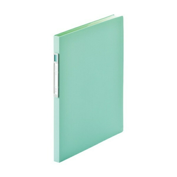 Rihitora File Clear Book A4 Open Type 16 Pockets Light Green N7675-19