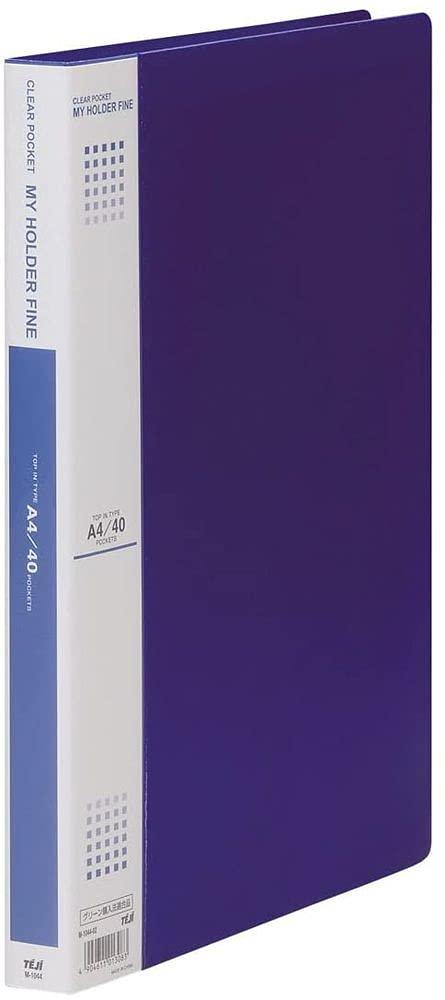 TEJI My Holder Fine A4 40P M-1044 TEJI (Blue)