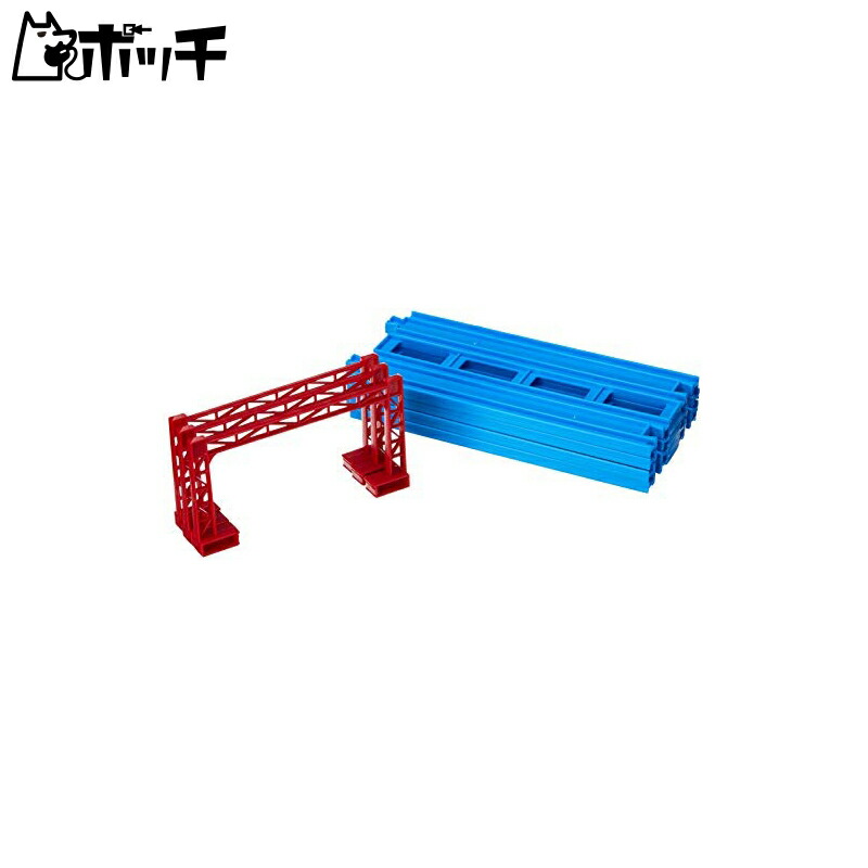 TAKARA TOMY Plarail Double-Track Straight Rail (4-Piece Set) R-04