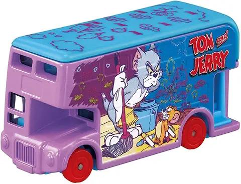 Takara Tomy Tomica Dream Tomica SP Tom and Jerry Wrapping Bus (Purple) Mini Car Toy For ages 3 and up
