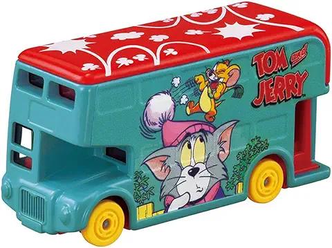 Takara Tomy Tomica Dream Tomica SP Tom and Jerry Wrapping Bus (Blue) Mini Car Toy For ages 3 and up