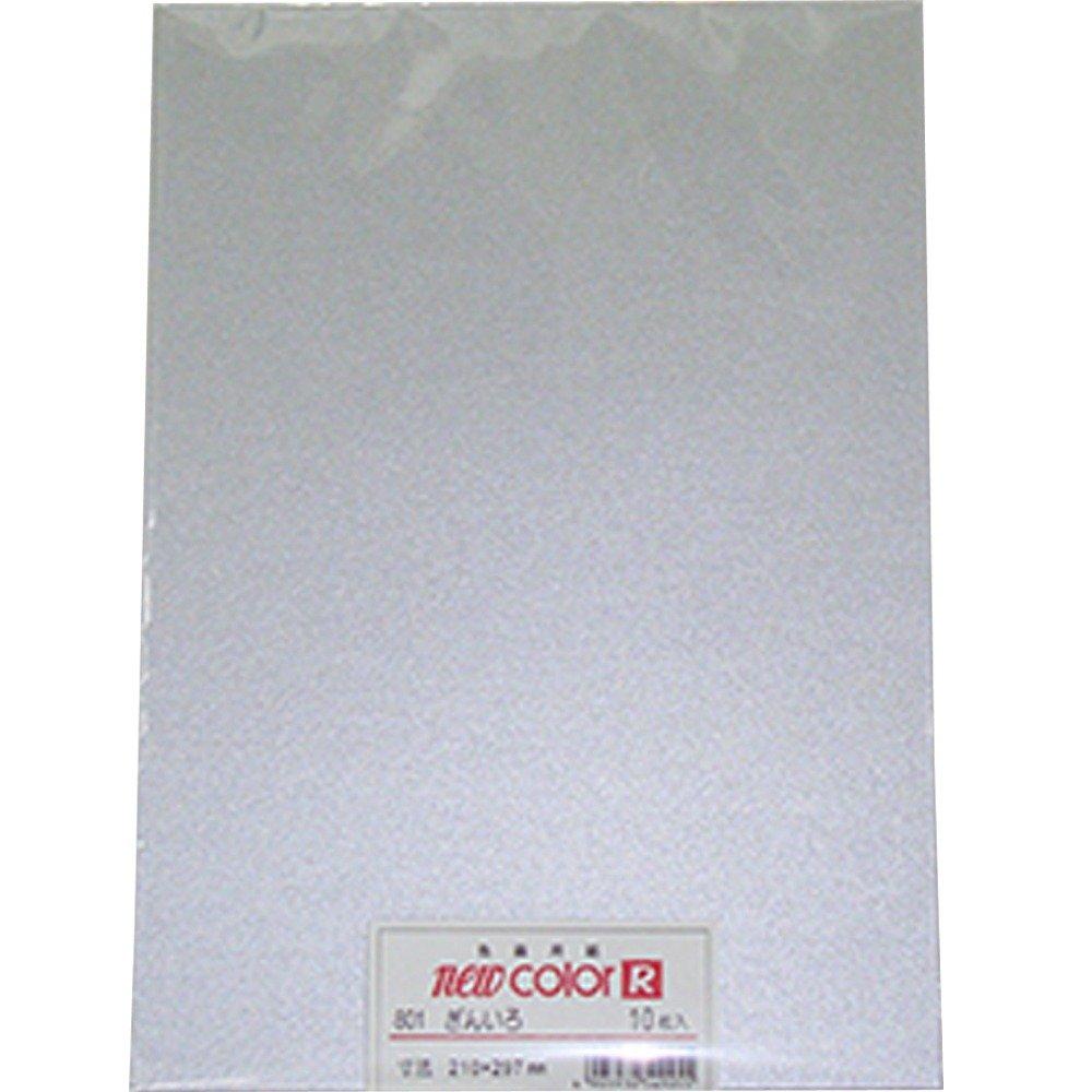 Lintec Colored Drawing Paper Gokuranu Color R A4 Silver 10 Sheets NO801