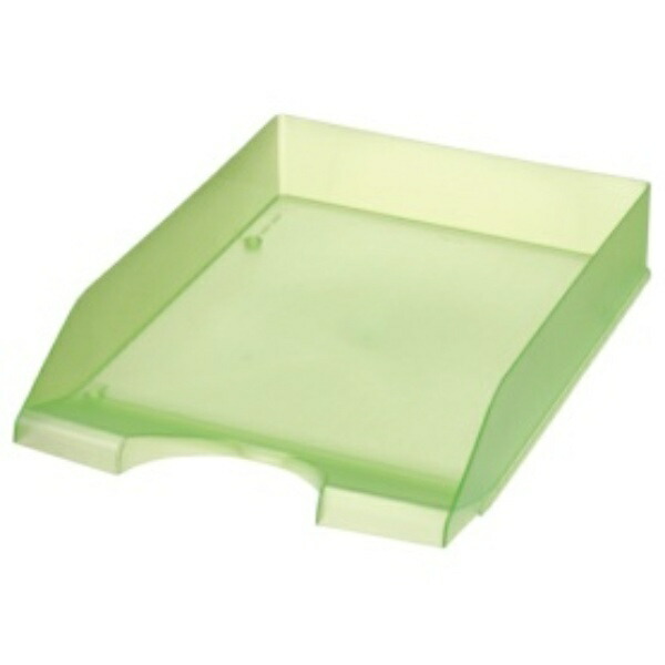 Letter Tray Vertical Clear Green・LT-500GR
