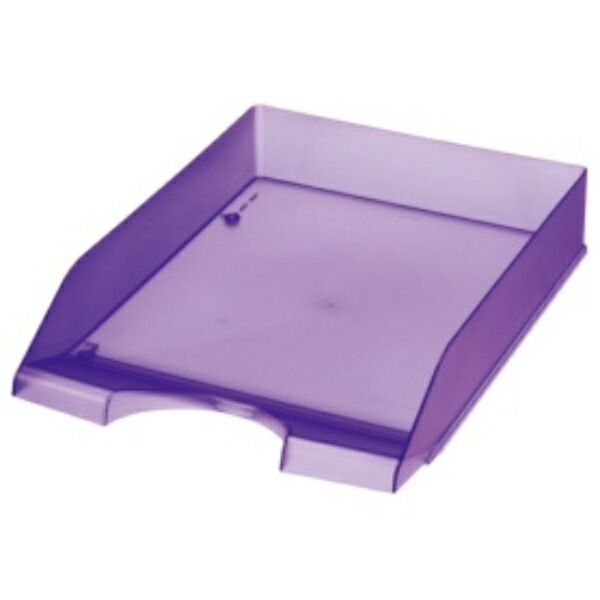 Letter Tray Vertical Clear Purple・LT-500PU