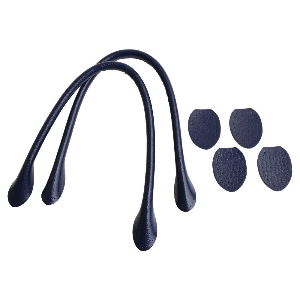 Inazuma INAZUMA Synthetic Leather Handle Set (2 Handles) with Backing Cloth Approx. 48cm Navy Gloss Finish YAR48-411