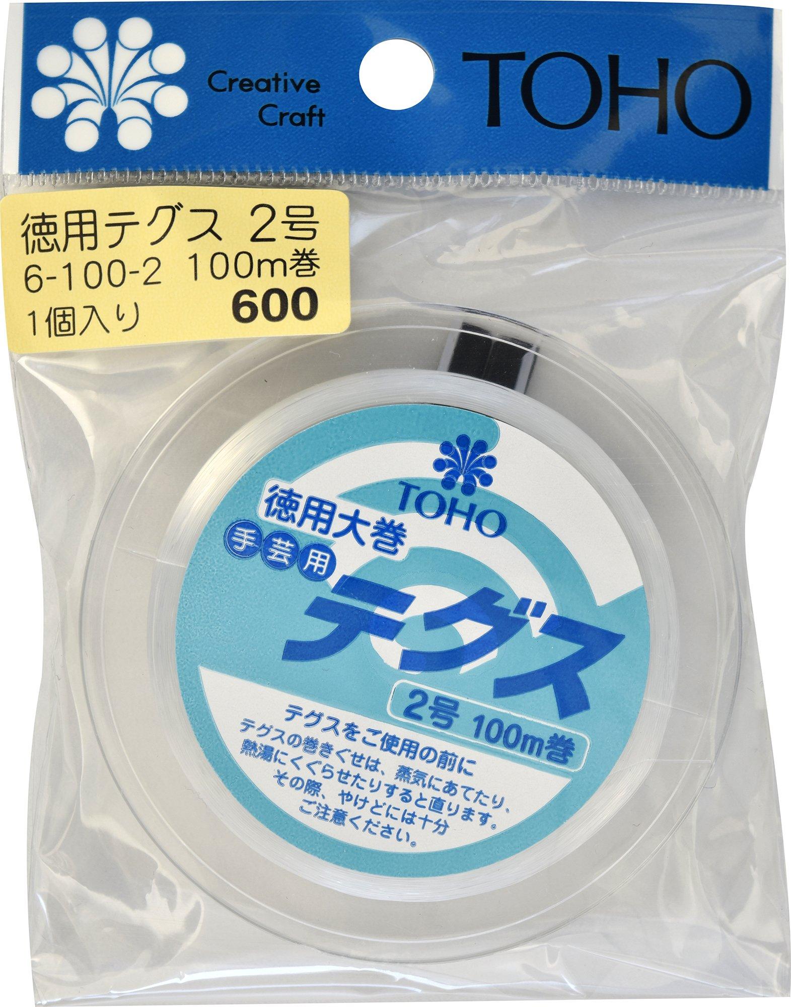 TOHO Fishing Line Approx. 0.23mm Thickness × Approx. 100m Roll Size 2 Ski 6-100-2