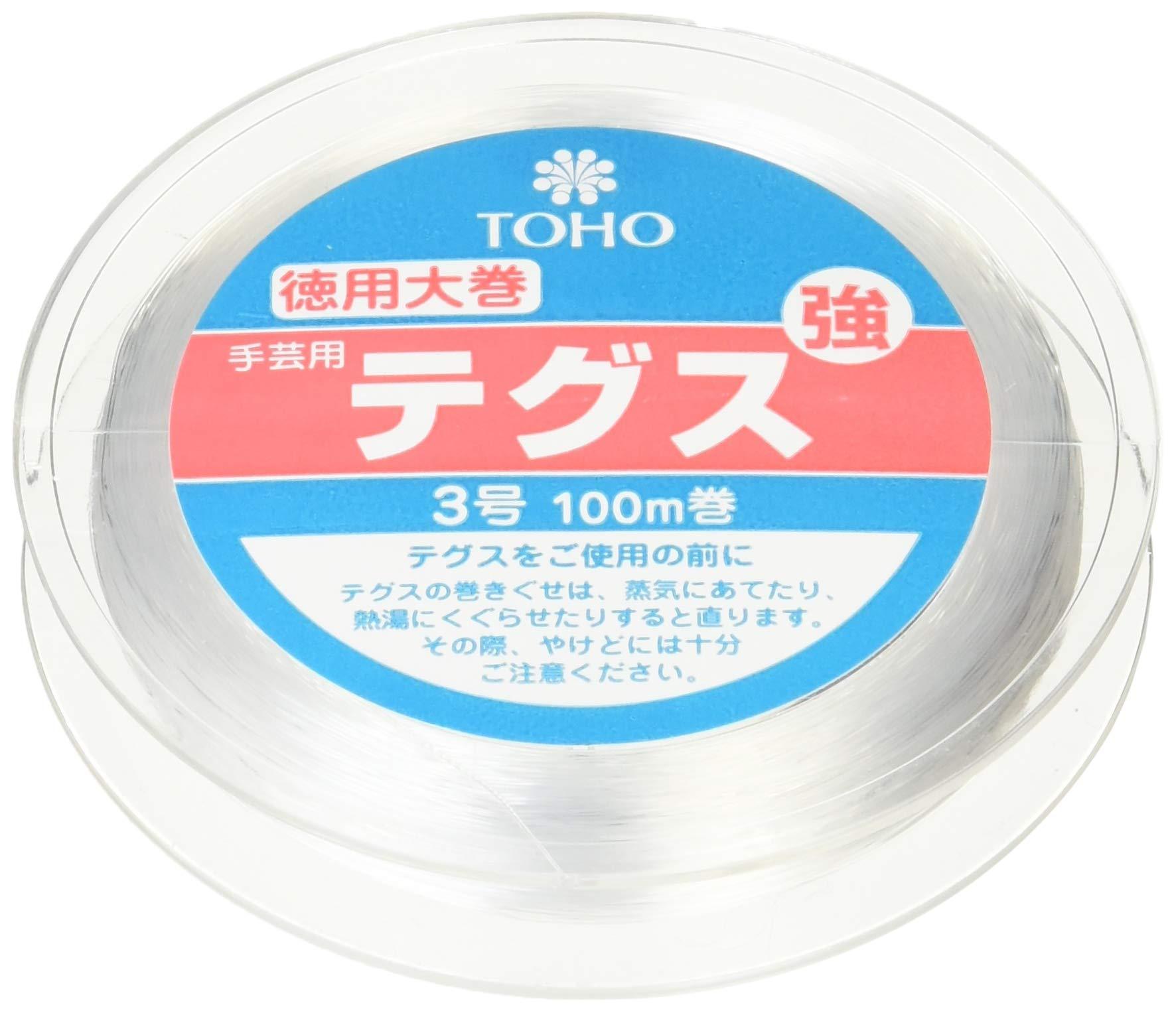 TOHO Fishing Line Approx. 0.29mm Thickness × Approx. 100m Roll High Strength No. 3 Suki 6-100-13