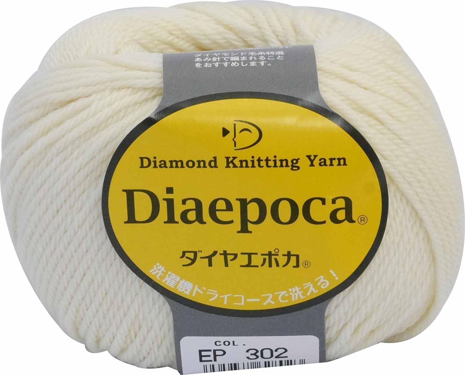 Daiya Yarn Daiya Epoca Yarn Medium Weight Col.302 Cream Family 40g Approx. 81m