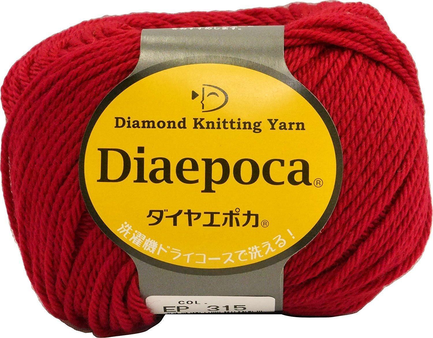 Daiya Yarn Daiya Epoca Yarn Medium Weight Col.315 Red Family 40g Approx. 81m