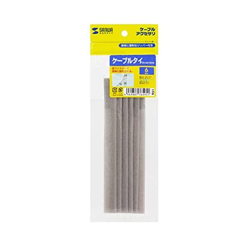 Sanwa Supply Cable Tie (Velcro) CA-651GYN Gray