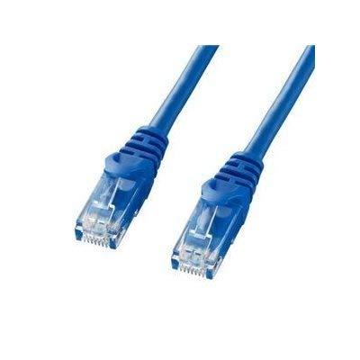 Sanwa Supply CAT6 LAN Cable (3m) UTP 1Gbps/250MHz RJ45 Snap-Proof Blue LA-Y6-03BL
