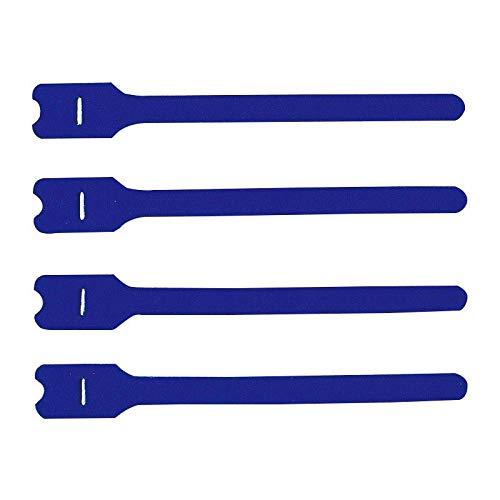 Sanwa Supply Cable Ties (Velcro) L Size Blue 4-Pack CA-MF3BN