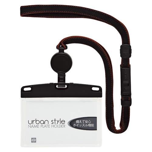 Open Industry Hanging Name Tag Urban Style Name Tag Card Holder Name Holder Reel Business Card Hard Header 1 Sheet Black NU-3P-BK