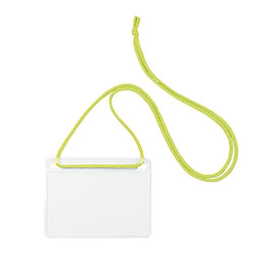 Open Industry Hanging Name Tag Business Card Size 10 Sheets Green NL-11-GN