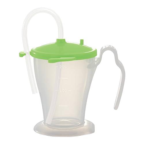 Plus Heart Straw Cup, 1-pack, Green, Made in Japan 74961