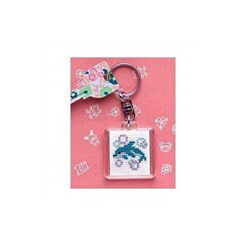 Olimpas Silk Key Ring Embroidery Kit Dolphin KS-22