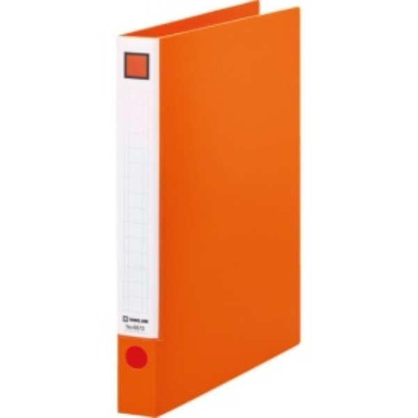 King Jim Lever Ring File O Type 250-Sheet Capacity A4 Vertical Orange 6672-OR