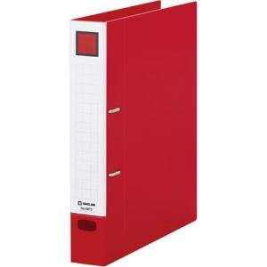 King Jim Lever Ring File D Type 350-Sheet Capacity A4 Vertical Red 6873-R