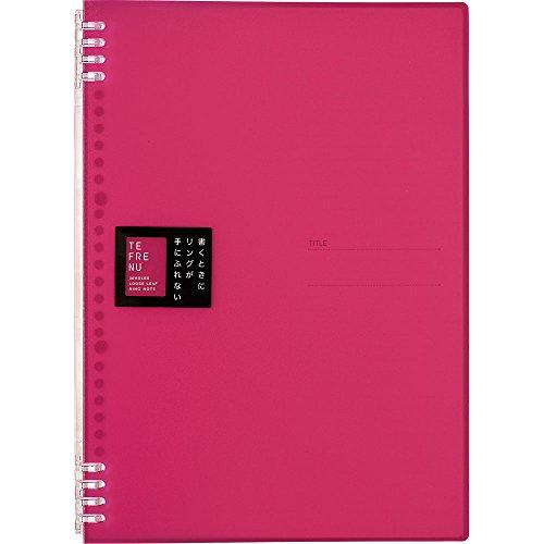 King Jim Ring Notebook Tefren 30-Hole A4 Vertical Pink 9856TTE-P