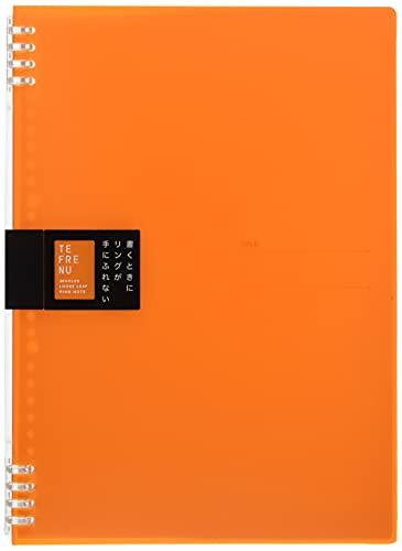 King Jim Ring Notebook Tefren 30-Hole A4 Vertical Orange 9856TTE-OR