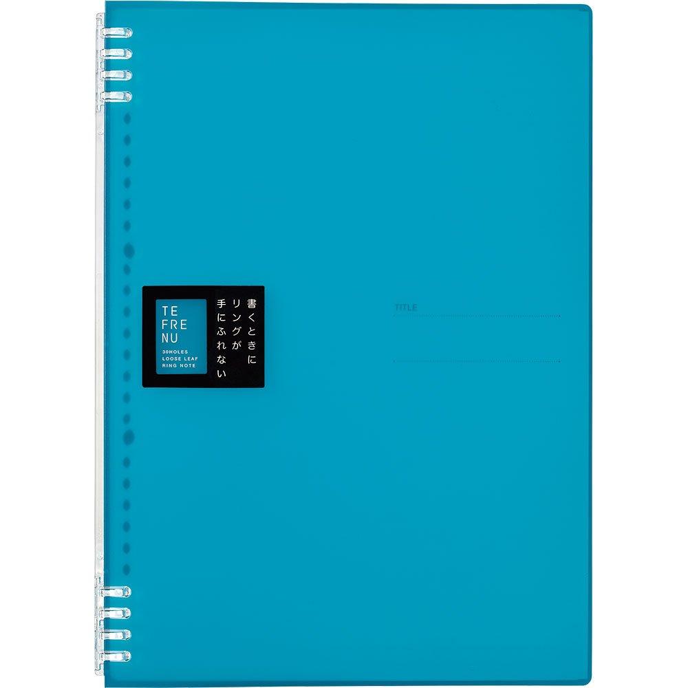 King Jim Ring Notebook Tefren 30-Hole A4 Vertical Light Blue 9856TTE-LB