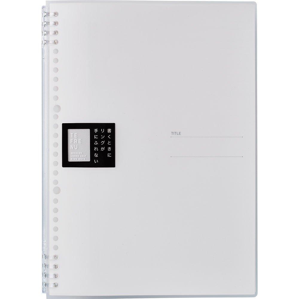 King Jim Ring Notebook Tefren 30-Hole A4 Vertical Transparent 9856TTE-T