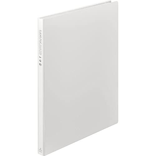 King Jim Clear File, Zipper Type, 6 Pockets, A4 Vertical, White, 8732H-W