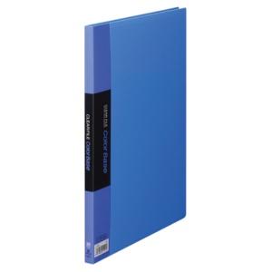King Jim Clear File Color Base 20-Pocket A4 Vertical Blue 132C-B