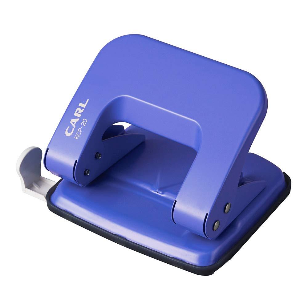 CARL Office Supplies 2-Hole Punch, 18 Sheets, Blue KCP-20-B
