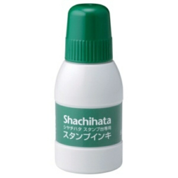 Shachihata Stamp Pad Refill Ink 40ml Green SGN-40-G 1 piece