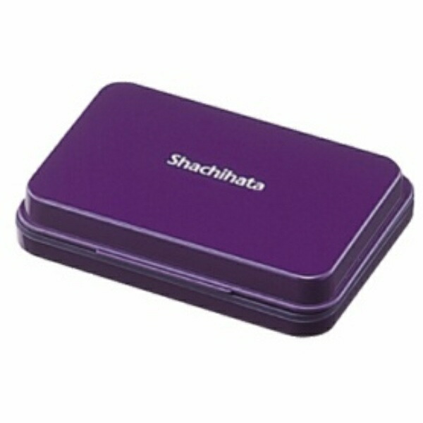Shachihata Stamp Pad Small Size Purple HGN-1-V 1 piece