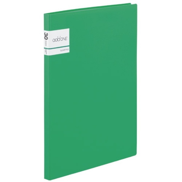 Sekisei Adone Clear File A4-S 30 Pockets Green AD-2031