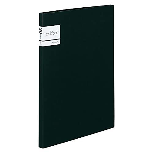 Sekisei Clear File AdOne A4-S 30-Pocket Black AD-2031
