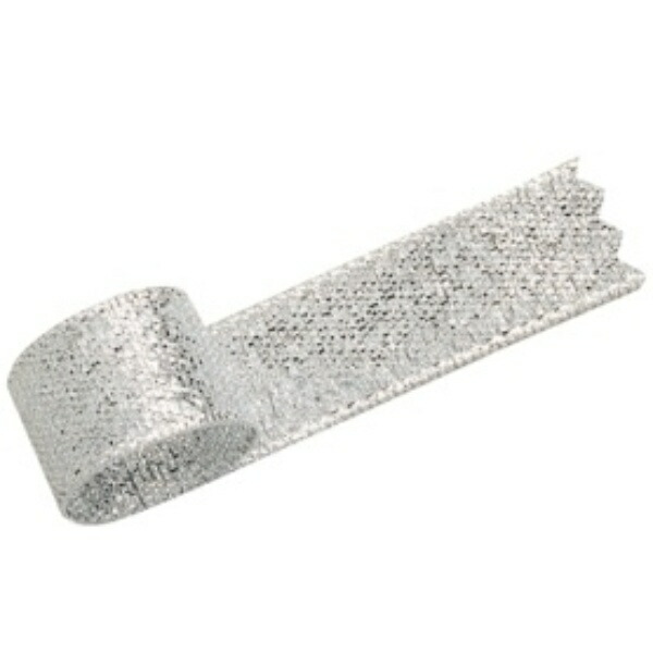 Sasagawa Taka Brand Ribbon 50-7301 Grand Metal 12mm wide × 20m roll Silver