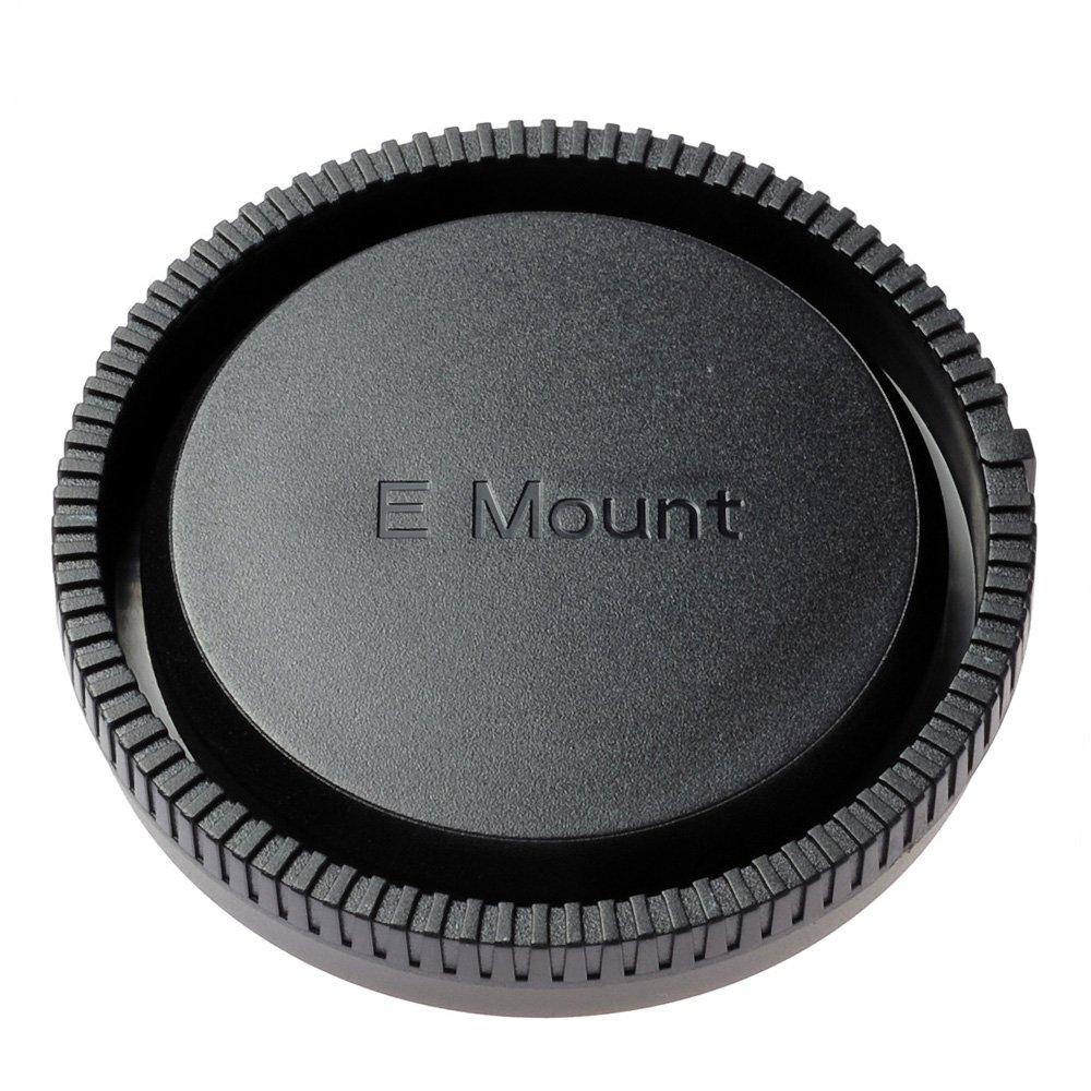 ETSUMI Sony E-Mount Compatible Lens Rear Cap Black E-6344