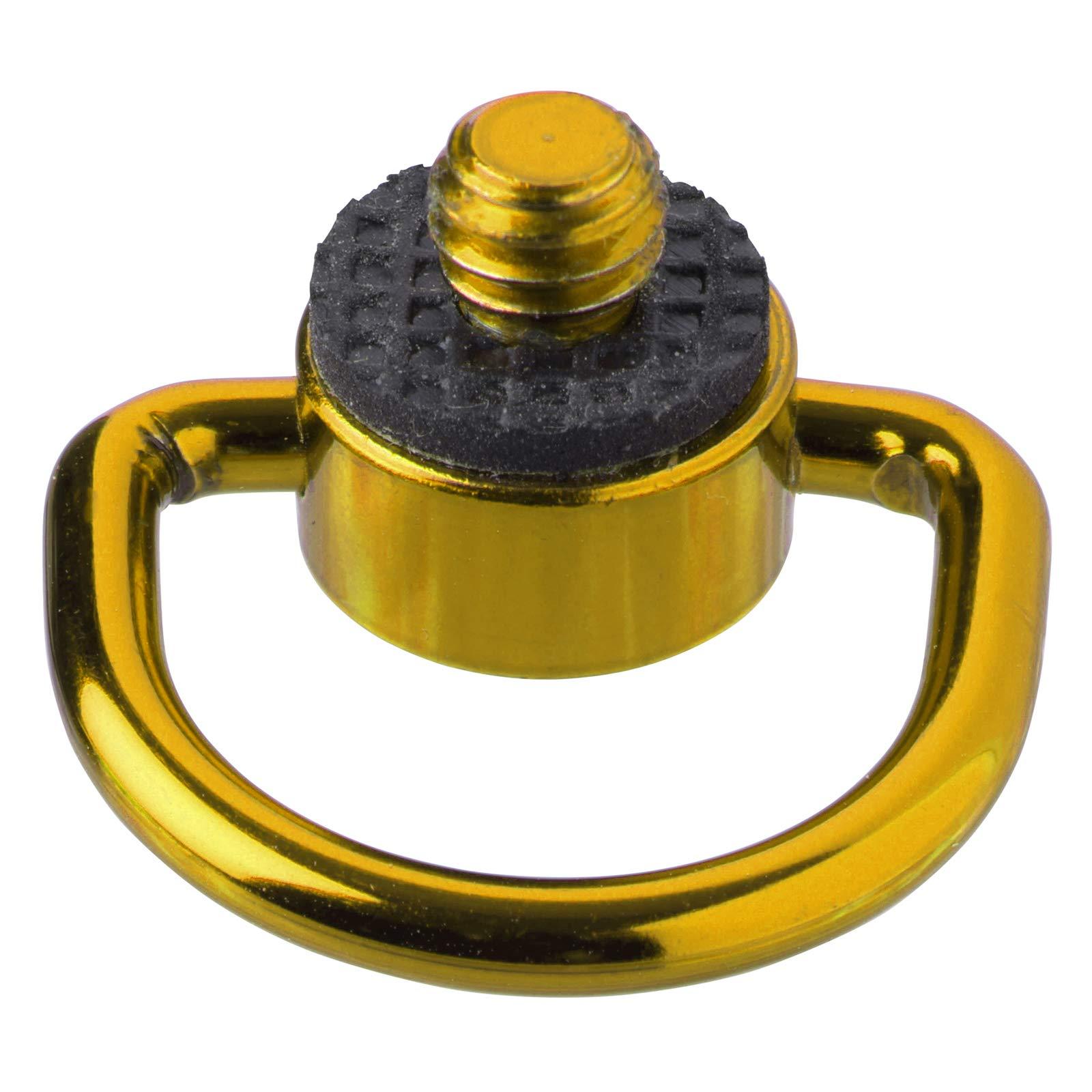 Etsumi 1/4-inch Screw Camera Strap D-Ring Gold VE-6952