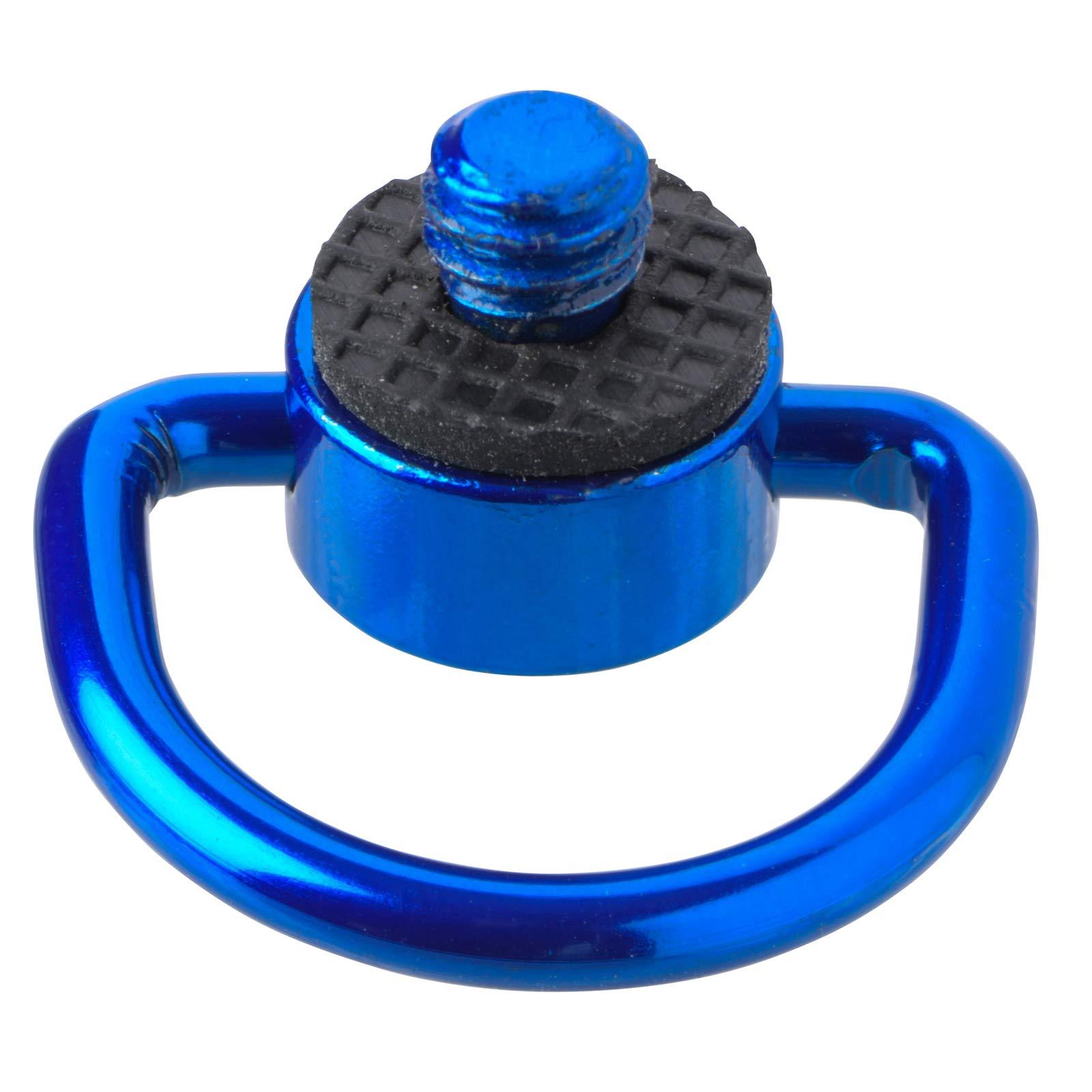 Etsumi 1/4-inch Screw Camera Strap D-Ring Blue VE-6953
