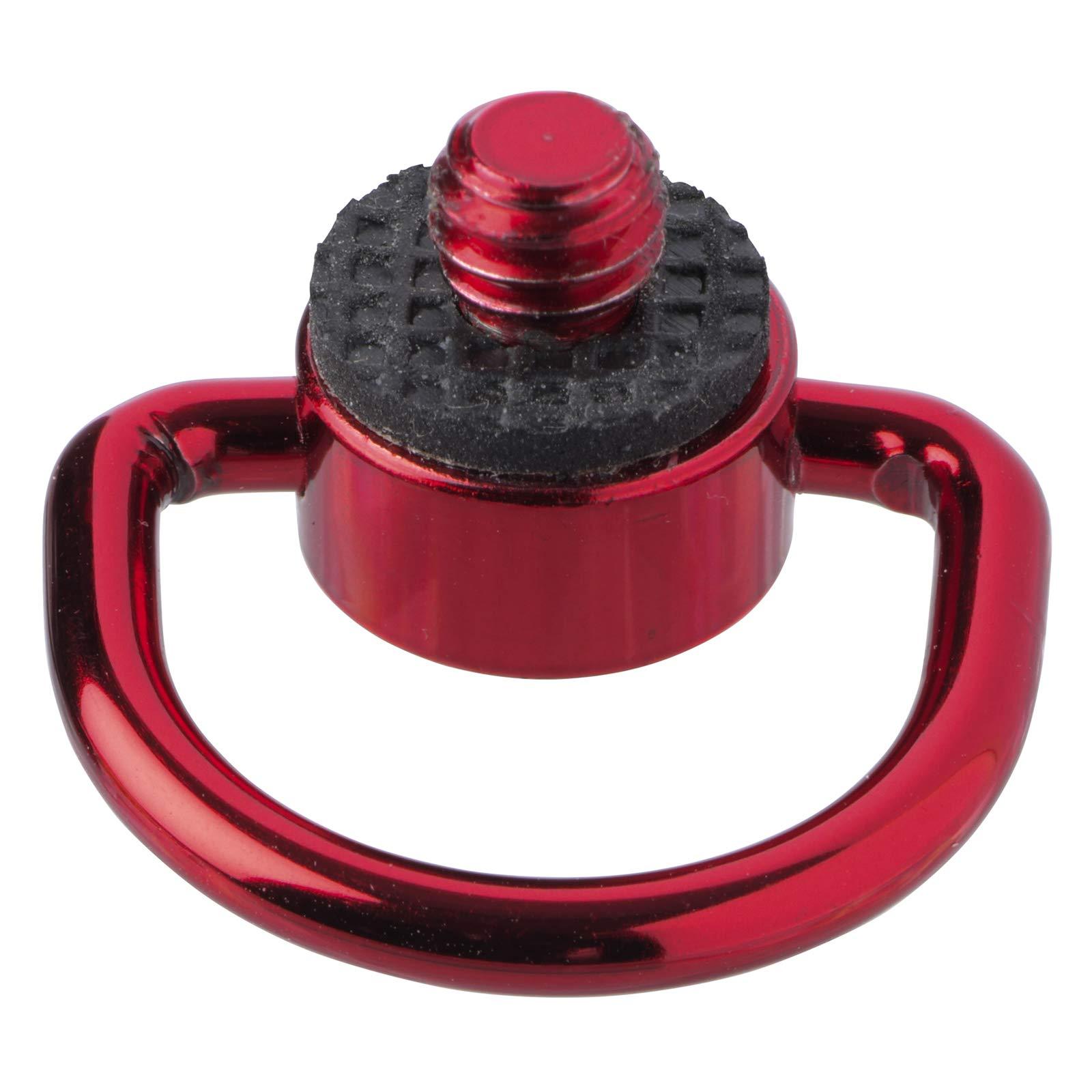 Etsumi 1/4-inch Screw Camera Strap D-Ring, Red VE-6954