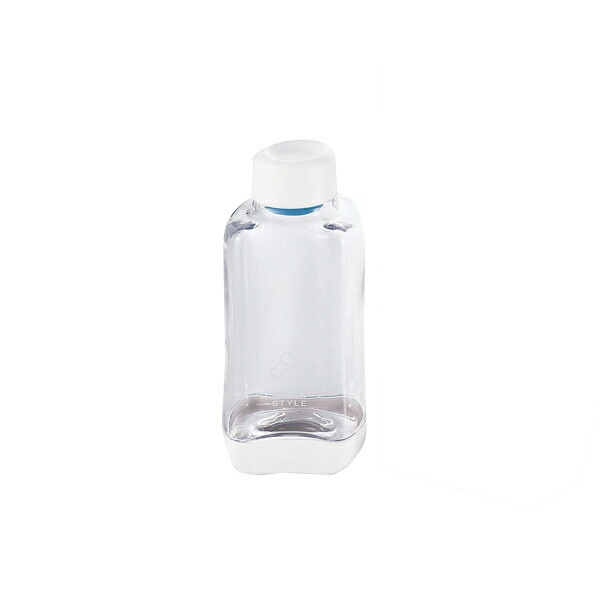 Pearl Metal Water Bottle 500ml Direct Drink PC Aqua Bottle Clear Block Style H-6031