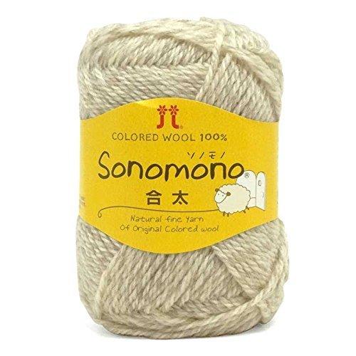 Hamana Sonomono Medium Weight Yarn Medium Weight Col.4 Cream Family 40g Approx. 120m 0064