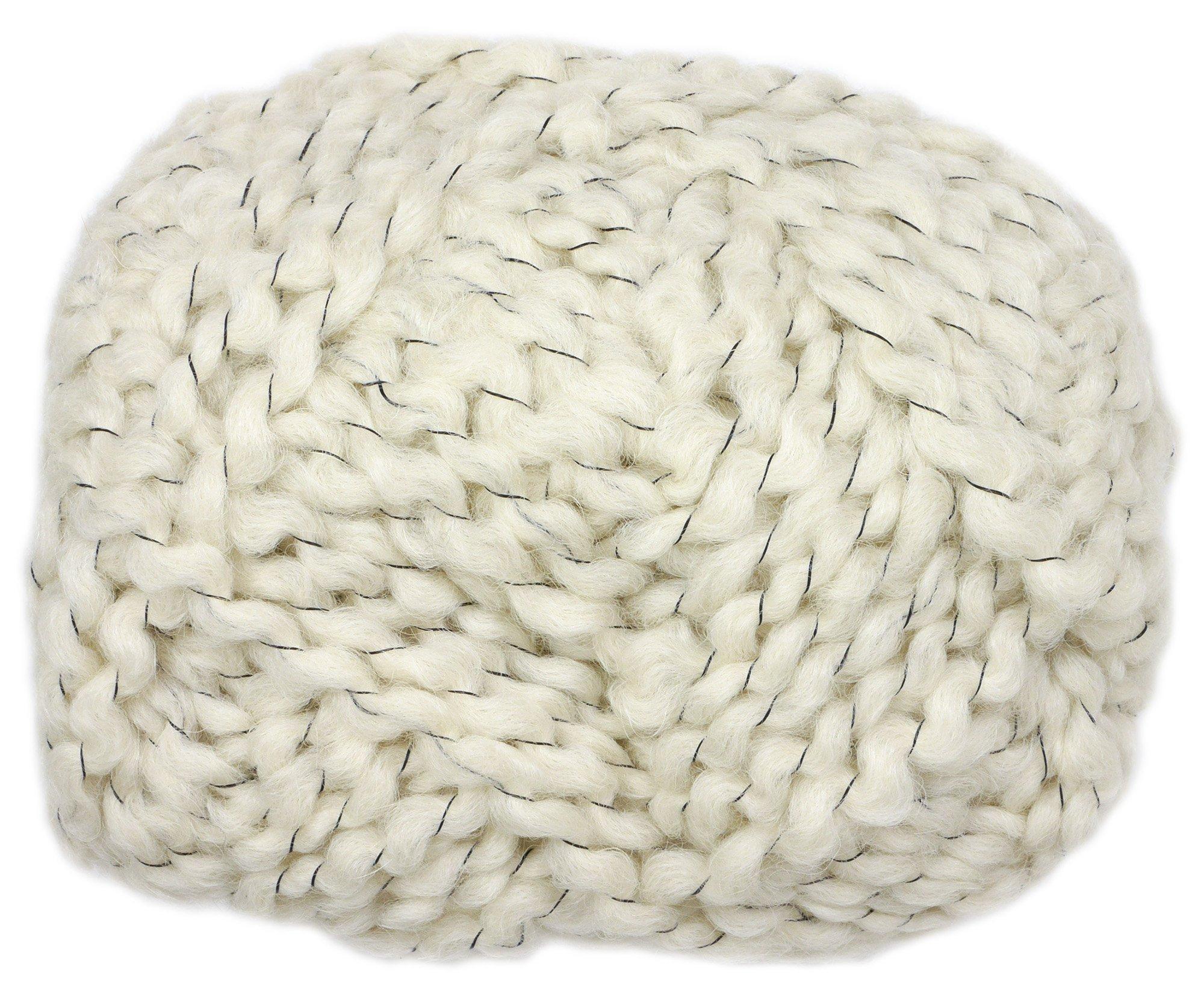 Hamana Real Wool Felt Curled Fleece 30g White H440-005-521
