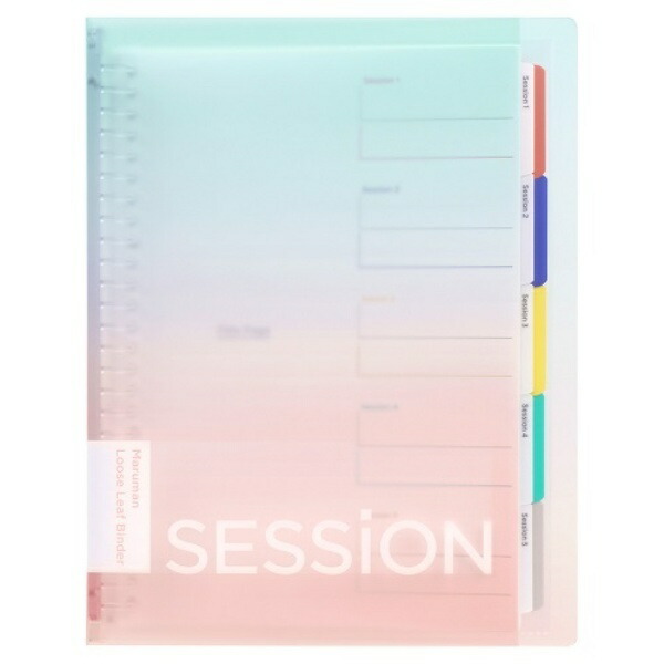 Maruman Binder Session B5 26-Hole Gradation F310-97