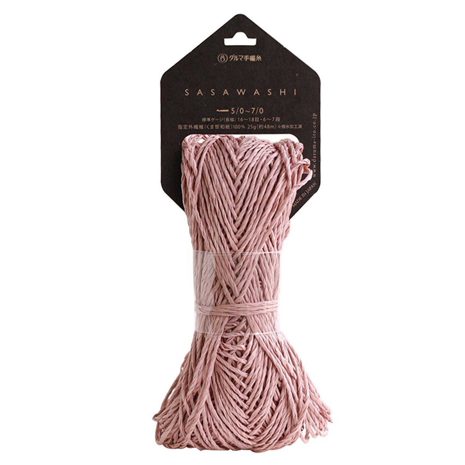 DARUMA SASAWASHI Yarn Medium Weight Col.4 Pink Family 25g Approx. 48m 01-4110