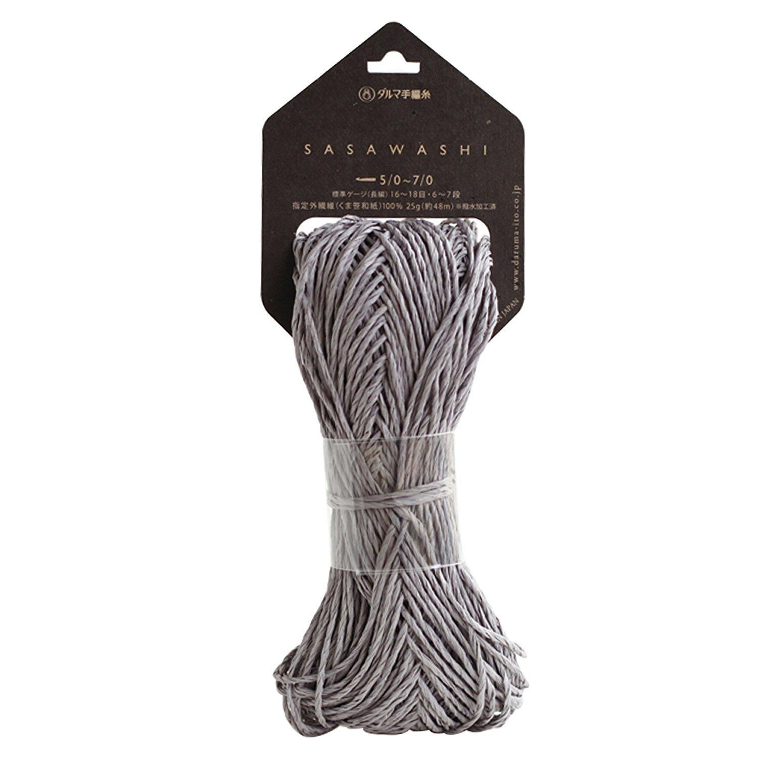 DARUMA SASAWASHI Yarn Medium Weight Col.7 Gray Family 25g Approx. 48m 01-4110