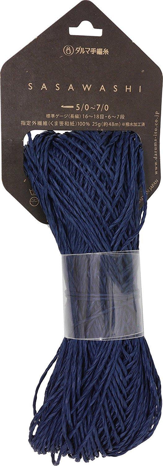 DARUMA SASAWASHI Yarn Medium Weight col.11 Blue Family 25g Approx. 48m 01-4110