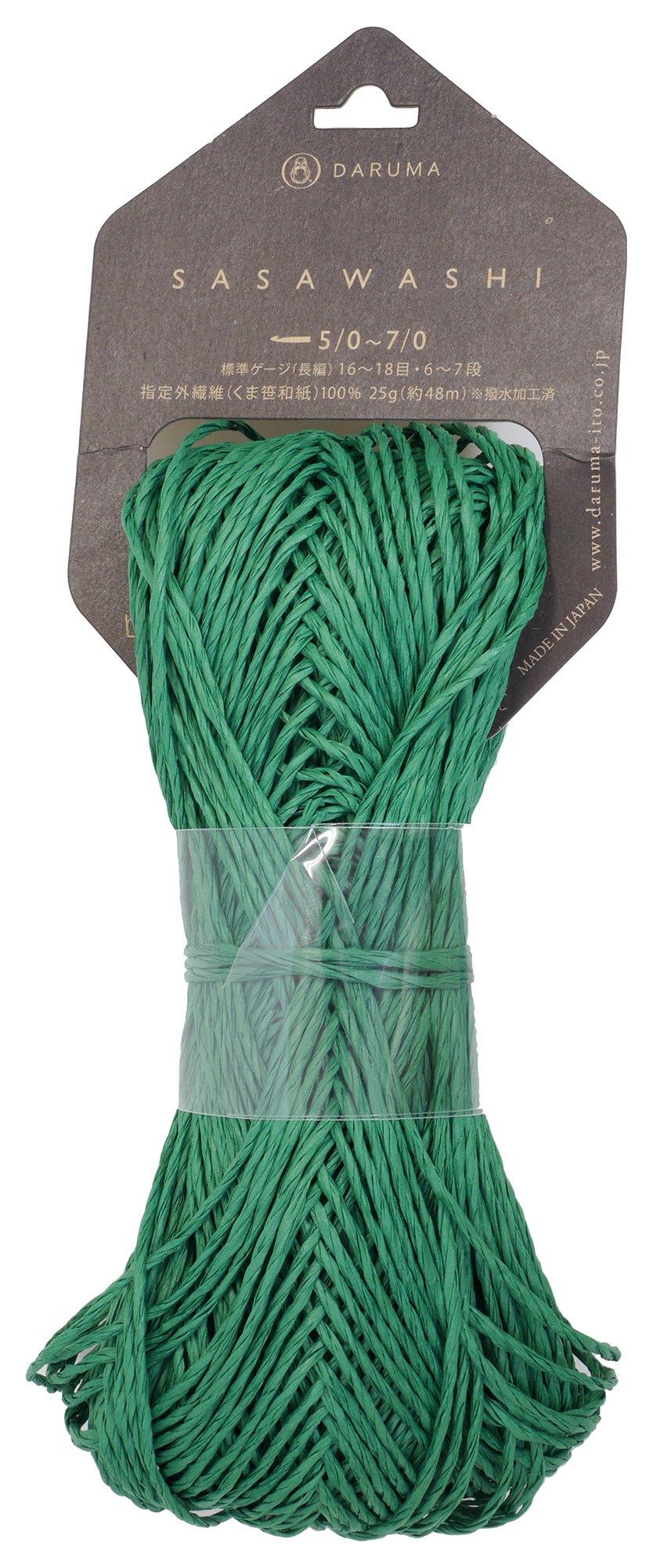 DARUMA SASAWASHI Yarn Medium Weight Col.14 Green Family 25g Approx. 48m 01-4110