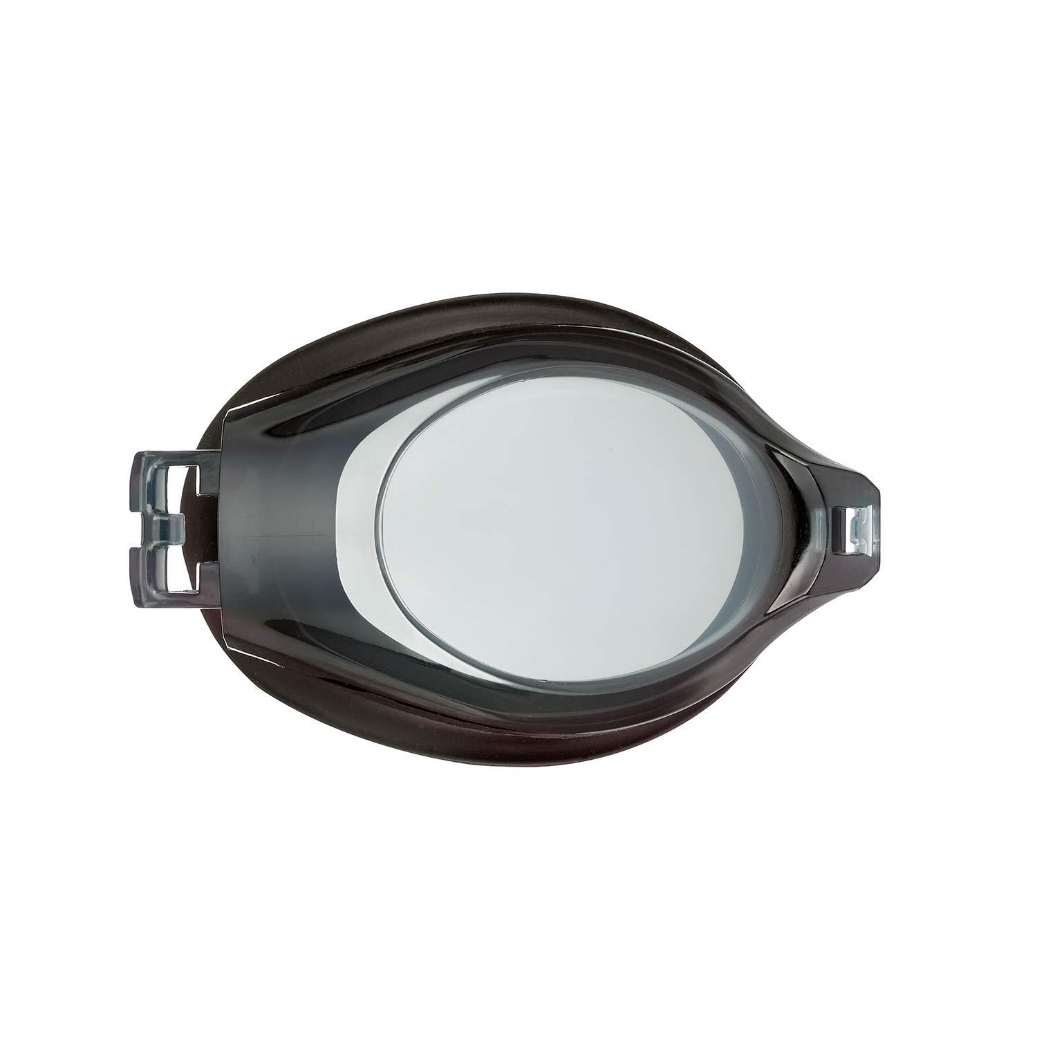 VIEW Swimming Goggles with Prescription Lenses Made in Japan For Myopia -10.0 Prescription Fitness Adult Use Single Lens Only Anti-Fog Function SWIPE Equipped Antibacterial Model Smoke VC580SA