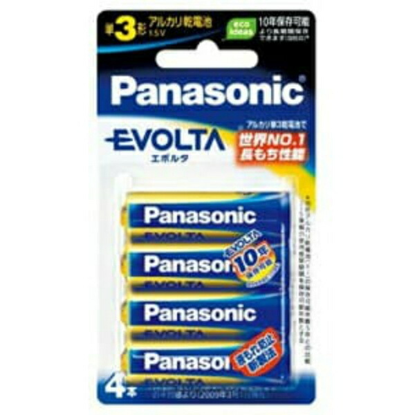 Panasonic Evolta AA Alkaline Batteries 4-Pack LR6EJ/4B