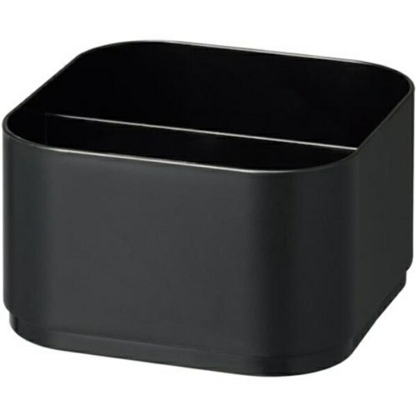 Sanka Small Item Storage Box Nano S Size Black (Width 12.1 x Depth 12.1 x Height 7cm) Inbox Nano NIB-NSBK Made in Japan