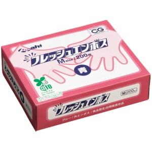 旭创业株式会社 Asahi 生物质聚乙烯手套 立体压纹盒装 青色M号(200枚装)
